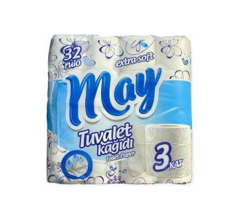 May – WC Papier – 3 laags – 32 Rollen